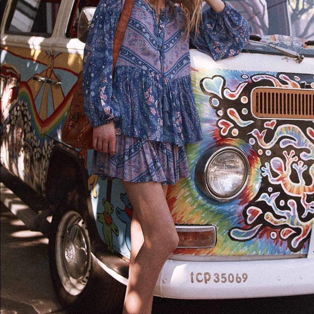 Spell and the gypsy city lights mini skirt